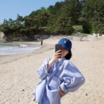Lim Soo-jung Instagram - Day off from filming!☀️🌊📸🐈🌼👋🏼