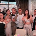 Lin Chenyi Instagram - 第一次看到Kid哥如此深情的眼神，尤其看著新娘時，眼裡充滿著粉紅泡泡跟小星星，彷彿愛情漫畫中男女主角會出現的那種眼睛，連我們都感受到野人村長的幸福～再次恭喜Kid哥娶到如此美好的Rita，祝你們幸福999999（要能包容村長的瘋狂真是不容易啊～） #木木真的好可愛啦 #今天是來騙人生小孩的吧 #幸福滿滿感動十足
