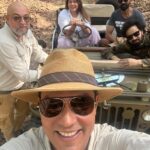 Lin Laishram Instagram - The Junglee’s on the Tiger trail !! 🐅🌳🦌🌳 #jungleehooda #junglebuddies #waghobaecolodge #withpugdundee #pugdundeesafaris #kanhaearthlodge #safaris