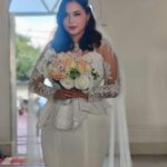 Lin Laishram Instagram - Throwing it back to my Christian wedding for a shoot. Hair & make up @makeupbyangana #ThrowbackThursday #shootdiaries