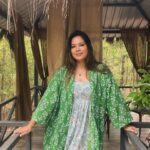 Lin Laishram Instagram - Manifesting dreams into reality, one day at a time. Every morning I wake up grateful for the beauty of nature and the life it breathes into my dreams. #naturelovers #gaur #leopard