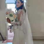 Lin Laishram Instagram - Throwing it back to my Christian wedding for a shoot. Hair & make up @makeupbyangana #ThrowbackThursday #shootdiaries