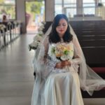 Lin Laishram Instagram - Throwing it back to my Christian wedding for a shoot. Hair & make up @makeupbyangana #ThrowbackThursday #shootdiaries