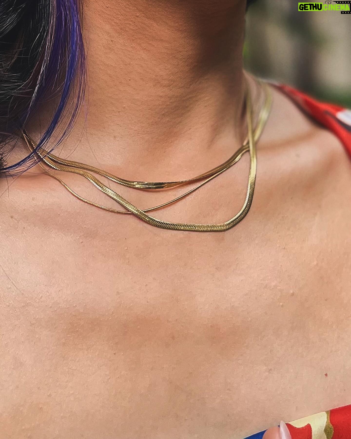 Lin Laishram Instagram - Be you πͺπΌπͺπΌπͺπΌ . . Wearing @shamooosana Snake chain #IndependentWoman #FeminineStrength #SuccessInStyle #Empowerment #beyou πΈ Husband π