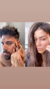 Lina Castrillón Instagram - Por fin aprendí a pintarme las cejas !! Y es en serio !! 🙌😂 Los hombres También tienen Derecho 🙌😎 #elquequierepuede