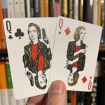 Lina Esco Instagram – queen of clubs in @adrianlacroix tarantula deck! thank you for including us ♣️♦️