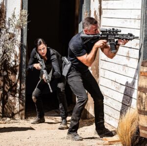 Lina Esco Instagram - one of the hardest episodes to shoot. couldn’t have asked for a better partner in crime @jayharrington3 ! tonight 10/9c @swatcbs @sptv