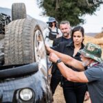 Lina Esco Instagram – what would i do without my @odievgallop — he keeps me looking legit every second of every frame we shoot, except for this moment… always making me laugh. here’s to you my friend the real deal SWAT 💫🙏 tomorrow new episode 10/9c @sptv @swatcbs