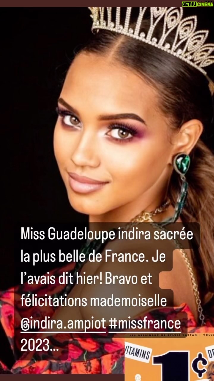 Linda Youdif - 209 Likes - Sans contest c’était la plus belle hier soir! Une beauté sans nom! Miss Guadeloupe 🇫🇷🥰