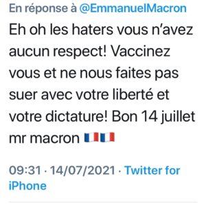 Linda Youdif Instagram - Ce matin sur Twitter! Déferlement de haine par rapport à mon tweet en faveur du vaccin! Grrr ☹️
