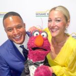 Lindsay Czarniak Instagram – Over a decade of marriage and I didn’t know Telly was @craigmelvinnbc ‘s favorite muppet until last week. Grateful for this photo op and a special night celebrating all @sesameworkshop does to help with early childhood education. Congrats to @shondarhimes for the well deserved honor and thanks @aliceandolivia for creating a vibrant yellow gown (a la MY favorite Sesame Street character) that survived a LaGuardia airport bathroom wardrobe change with minimal wrinkles . We felt a little guilty singing along to some old favorites without the kids but this night was incredible! @sesamestreet #sesamestreet #kids #family #love #childhood #education