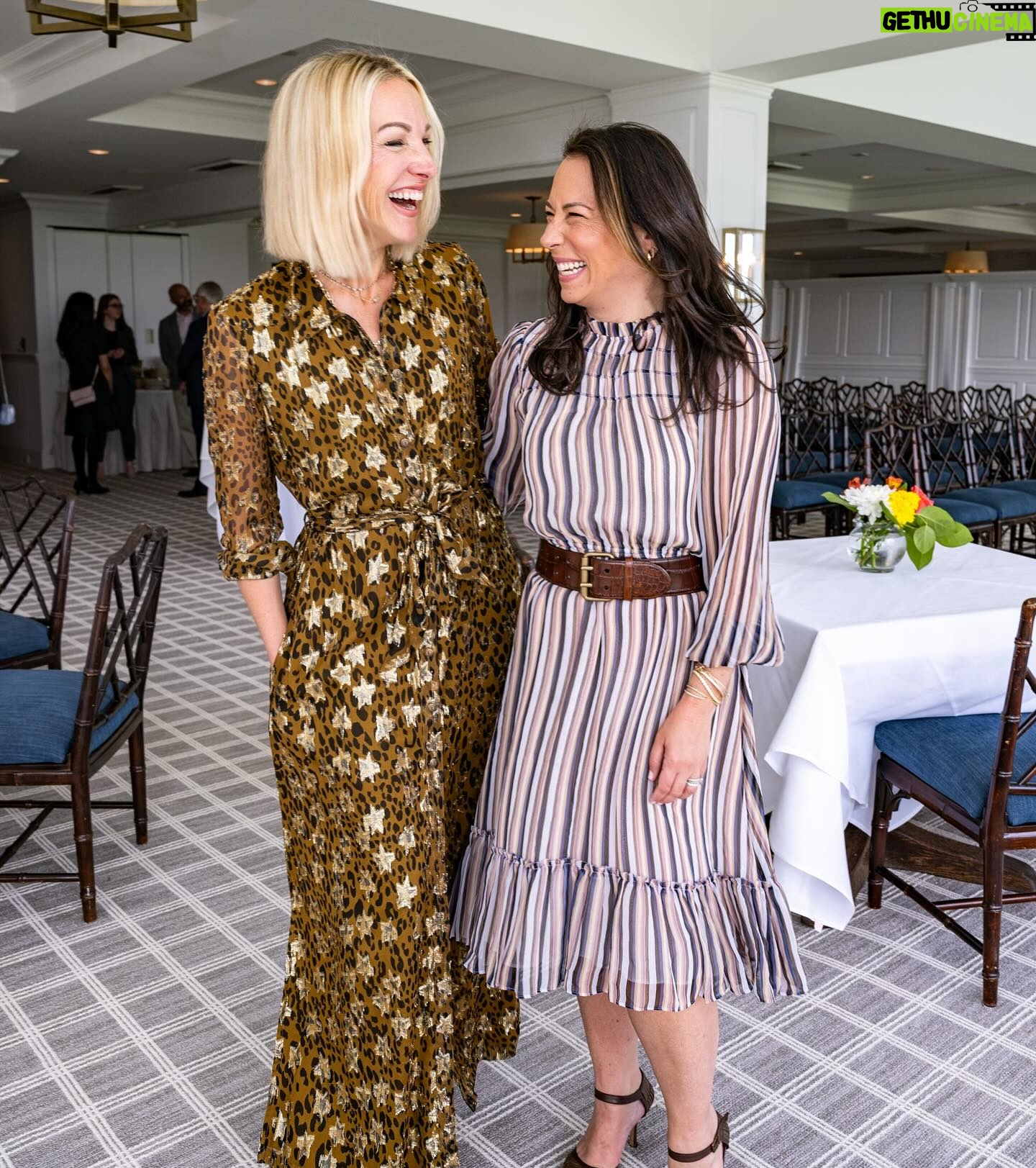 Lindsay Czarniak Instagram - This woman is a FORCE and so much fun. Thanks @samanthayanks - Editor in Chief - @westportmagazine and Co-Founder @theconnecticutedit for asking me to cohost this luncheon in support of @connecticutchildrens The work they do is life changing. We've seen it first hand. Grateful to have them as part of our community and to see so many friends show up to support their mission to help children in so many ways. #community #love #family