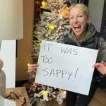 Lindsay Czarniak Instagram - A Christmas tree shouldn't necessarily make it to Earth Day but ours did because it was my Taylor Swift themed tree and she grew up on a Christmas tree farm so I tried to justify to my family for months that this tree should just stay up 24/7 -365. But I lost that battle today so I can't wait to put it up again next year and in honor of Earth Day and Swifties everywhere - this joke is for you. (And full tree description is in my stories) #JOTD #jokes #love #trees #earthday