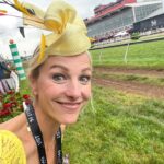 Lindsay Czarniak Instagram - Happy place. Preakness. Let's go!!!!!! @americasbestracing #horses #horseracing #thoroughbred #thoroughrbreds #stakeinstardom #asportfpreveryone