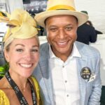 Lindsay Czarniak Instagram - Happy place. Preakness. Let's go!!!!!! @americasbestracing #horses #horseracing #thoroughbred #thoroughrbreds #stakeinstardom #asportfpreveryone