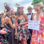 Lindsay Czarniak Instagram - Group effort! Derby humor #JOTD #jokes #laugh #kentuckyderby #horseracing #horses #thoroughbred #thoroughbreds