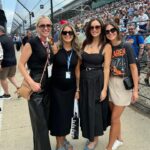 Lindsay Czarniak Instagram – Went to see the drivers meeting and ran into this amazing crew. These ladies are rockstars who will watch tomorrow to see if their husbands can win the 108th running of the Indy500 #indy500 #sports #racing #family