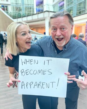 Lindsay Czarniak Instagram - Gotta get my dad for the dad joke! My dad Chet was diagnosed with lymphoma in 1998. His experience with medical care and how our family has benefitted from advancements in experimental drugs that have saved my dads life is a big reason why I believe so much in the hard work and mission of the leukemia and lymphoma society. What an honor to host the LLS Ball in DC last night. (And so fun to have my favorite cohost) It's not lost on me how special and blessed I am to have my dad and family there in the audience. #JOTD #lls #family