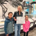 Lindsay Czarniak Instagram - If you have a chance to check out the @yalepeabodymuseum it is a MUST! We have an emerging dino aficionado in our house and even he was floored by how much there is to see. Thank you Susan for answering all of our prehistoric questions and sharing that there were indeed dinosaurs in Connecticut. We will be back soon! #JOTD #jokes #laugh #family #dinosaurs