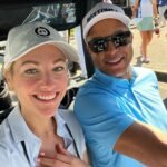 Lindsay Czarniak Instagram – Hit em straight! Starting the day with some friendly golf for a great cause. Taking the necessary precautions round steps in hopes of a successful round:) #golf  #mam #mondayafterthemasters #hootieandtheblowfish
