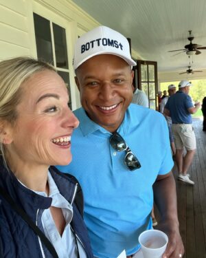 Lindsay Czarniak Instagram - Hit em straight! Starting the day with some friendly golf for a great cause. Taking the necessary precautions round steps in hopes of a successful round:) #golf  #mam #mondayafterthemasters #hootieandtheblowfish