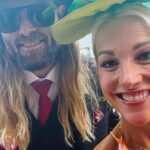 Lindsay Czarniak Instagram - With sound now! Pumped for my friend Jayson Werth (World Series champ) Found he and his wife after walking the red carpet. Had to get his thoughts on his horse Dornoch running in the Derby. Crazy to think in a few hours he could be a Kentucky Derby winner! #kentuckyderby #horses #horseracing #baseball #thproughbred #thoroughbreds #americasbestracing