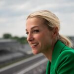 Lindsay Czarniak Instagram – I loved talking with Indy500 rookie and @NASCAR driver Kyle Larson ahead of his indy500 debut. He is on top in NASCAR and has wowed the competition here prepping for his first #Indy500. Excited to share the conversation soon and also to share this joke with one of the greatest to drive a racecar :)Also swipe to see my friend Chris’s amazing camerawork. Thx @christaylortv !  #JOTD #jokes #laugh #indy500 #racecar