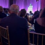 Lindsay Czarniak Instagram - Over a decade of marriage and I didn't know Telly was @craigmelvinnbc 's favorite muppet until last week. Grateful for this photo op and a special night celebrating all @sesameworkshop does to help with early childhood education. Congrats to @shondarhimes for the well deserved honor and thanks @aliceandolivia for creating a vibrant yellow gown (a la MY favorite Sesame Street character) that survived a LaGuardia airport bathroom wardrobe change with minimal wrinkles . We felt a little guilty singing along to some old favorites without the kids but this night was incredible! @sesamestreet #sesamestreet #kids #family #love #childhood #education