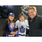 Lindsay Price Instagram - Just gonna post these pics from the hockey game last night real quick before I go to Timmies to grab a box of timbits and a large Double Double. Go leafs GO 🍁 @mapleleafs