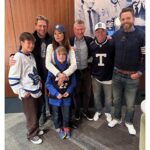 Lindsay Price Instagram - Just gonna post these pics from the hockey game last night real quick before I go to Timmies to grab a box of timbits and a large Double Double. Go leafs GO 🍁 @mapleleafs