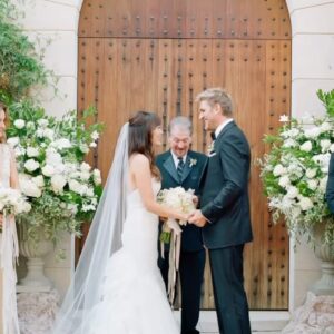 Lindsay Price Instagram - Happy Anniversary @curtisstone! Here are two of our 4 weddings. Don’t have any pictures from the one in Vegas and the one you split your pants at so we can just remember those ones in our hearts and minds. Love u. This is fun.