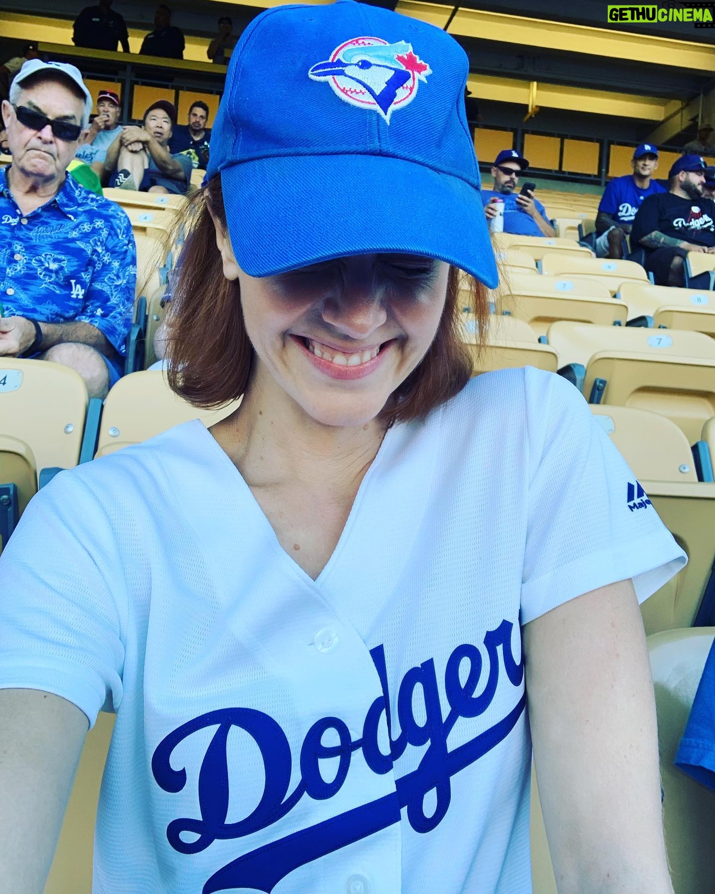 Lindy Booth - 4.7K Likes - thank you @bluejays and @dodgers for three very exciting days for a very conflicted baseball fan! 💙💙
