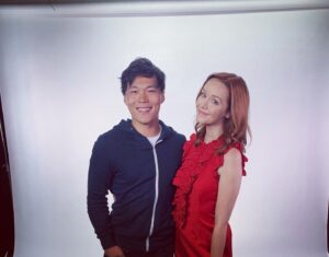 Lindy Booth Instagram - a little Librarians reunion today... thanks to @ovationtv for having us! catch reruns of #TheLibrarians  on @ovationtv Mondays at 7pm!