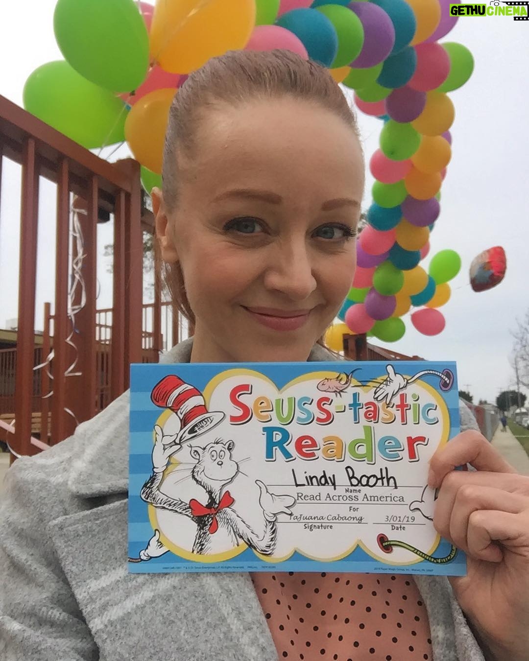 Lindy Booth - 4.7K Likes - love being a part of #readacrossamerica and celebrating children’s literacy, reading and dr seuss!