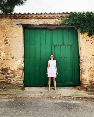 Lindy Booth Instagram - green door series. spain💚