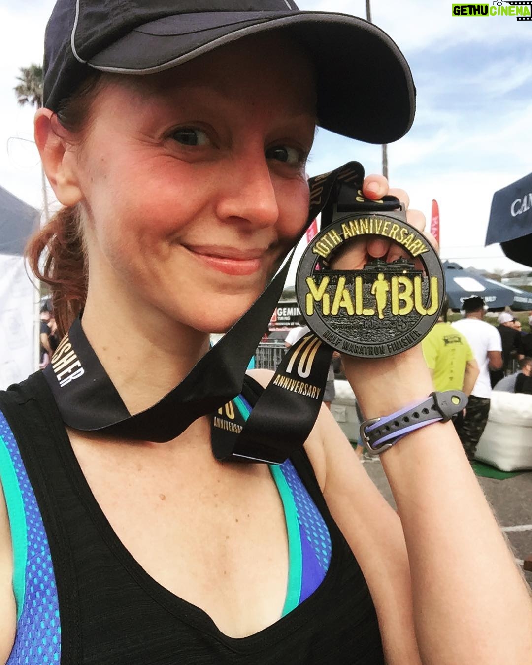 Lindy Booth - 5.1K Likes - 13.1 miles! #malibuhalfmarathon2018