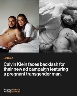 Linsey Godfrey Instagram - Bravo @calvinklein 👏🏻👏🏻👏🏻❤️❤️❤️
This is so beautiful!! This is what inclusion looks like!

I will also be removing any intolerant remarks and the account making them will be blocked. 
Representation is so important! 

Repost from @impact
•
Calvin Klein featured a pregnant man in their new ad campaign for Mother's Day. 

Tweet via @mimmymum1