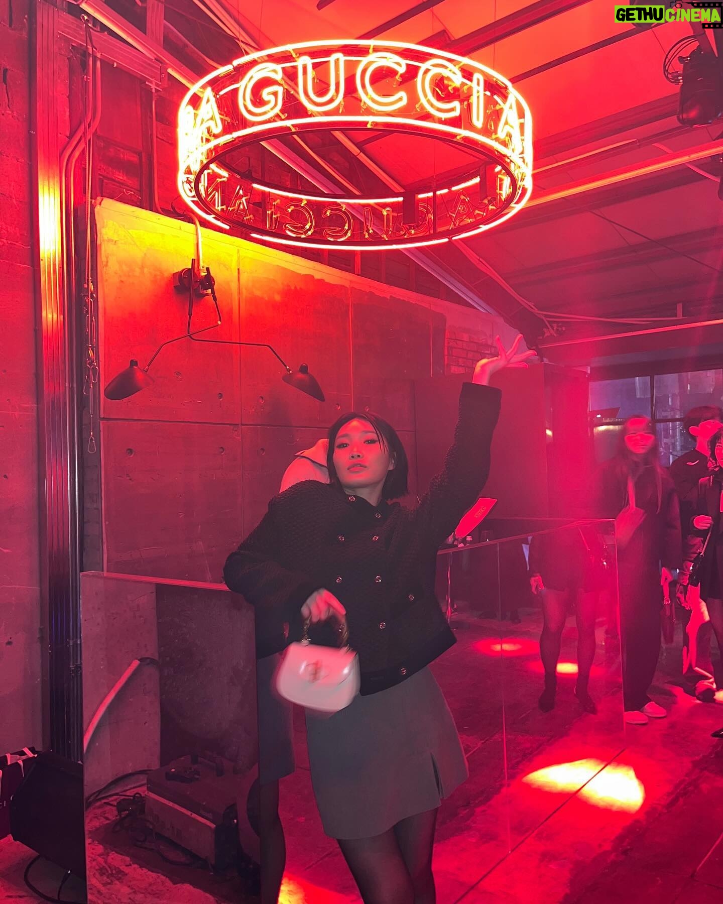 Lip J Instagram - Congratulations on the launch of Gucci’s SS24 collection, as beautiful as the phrase ‘It’s a story of life’👏 @gucci #GucciAncora #GucciSS24