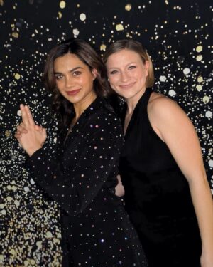 Lisa Ambalavanar Instagram - Come out of my villain era and gone hero with my Bond girl/work wife @rosanna.bates 🍸