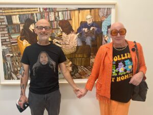 Lisa Edelstein Instagram - Wow, some of my favorite people came to the opening at @anatebgigallery and it was such a beautiful experience. Thank you! The show is up til October 28th xxxxx 
6150 Wilshire Blvd 
Tuesday-Saturday