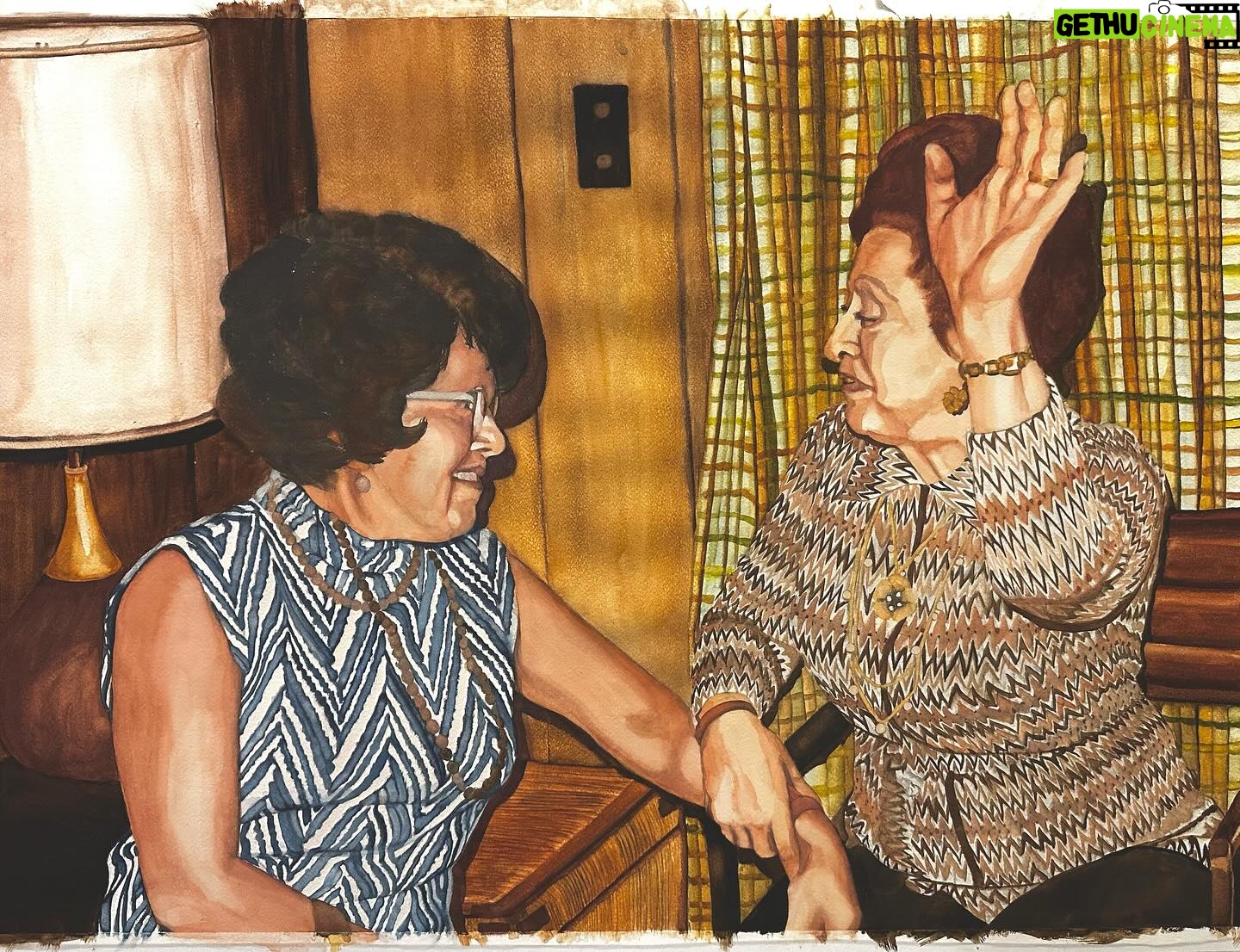 Lisa Edelstein - 4.2K Likes - Just finished! “Kina Hora” 2024 37 x 26 watercolor and charcoal on paper #watercolor #figürativeart ❤️
