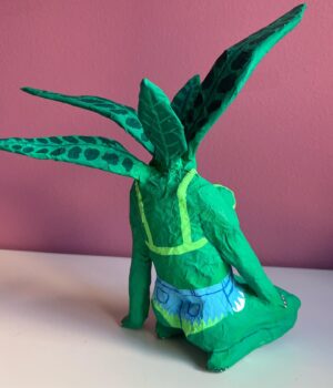 Lisa Hanawalt Instagram - Plant Babe Papier-mâché. Wrote a how-to with lots of process pics for my patreon, link in bio. 🤌🍃 #plantbabe #papiermache