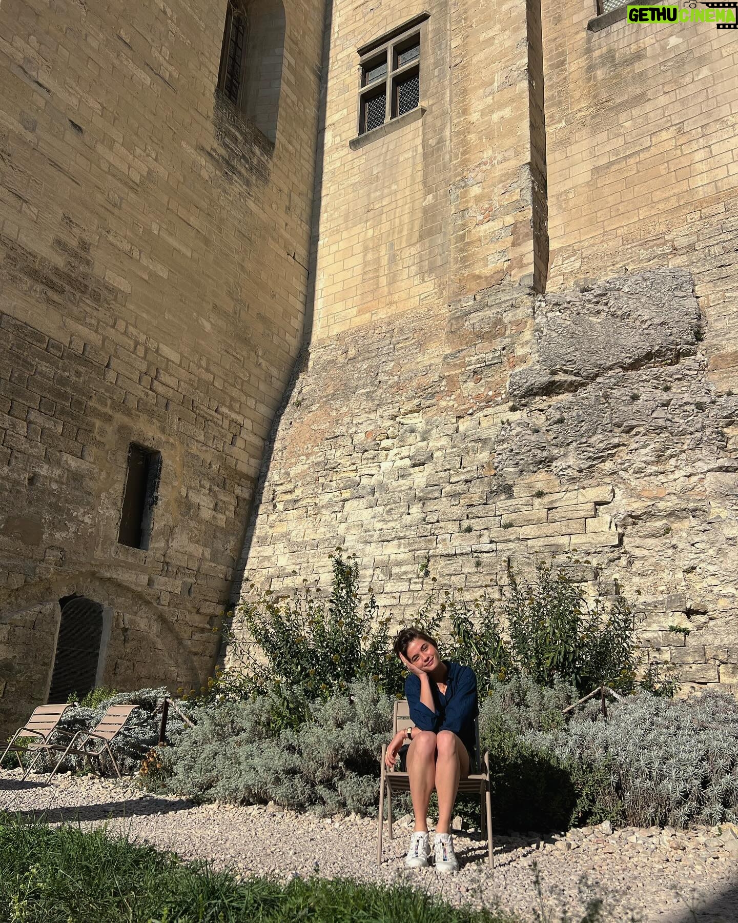 Lisa-Marie Koroll Instagram - Road tripping 🐬 1. First tapas stop in Peñiscola 2. Inhaling the french country air 3. and 4. visiting the pope palace in Avignon and 5. marvel at the mysterious art of #EvaJospin 6. wandering the streets of Avignon 7. Dipping into the Gardon under the Pont du Gard 8. and 9. Jumping into the Mediterranean Sea and 10. Enjoying Henry’s holiday face