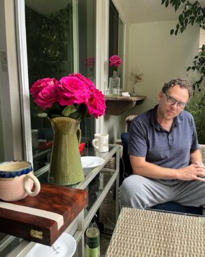 Lisa Whelchel Instagram - Sitting outside on our patio experiencing this novel weather, listening to the varietal tunes of the manifold soul that is @richman_jonathan. My honey made Hurricanes for the occasion. L’Chaim 🥂