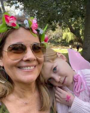 Lisa Whelchel Instagram - We went on a fairy hunt adventure in the park this morning and met the loveliest fairies and princesses. We also met a troll but he was a bit spooky! We even found a rock that sparkles in the light. We decided a fairy must live in it. It was a fairy wonder-full day! 🧚🦄🧌💖