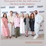 Lisa Ann Walter Instagram - Thank you @variety. Learned so much on this Supporting Actor panel. Loved seeing @dakotafanning after so long - just as smart and beautiful as she was 20 years ago. Thrilled to meet @ricky_martin - what a dear, talented man. @emilylongeretta you did a fabulous job and wore a very pretty dress! . @sachinandbabi dress @rodofirenze bag @deandavidson @grazielagems jewelry Hair @dvohair Makeup @adamchristophermakeup stylist @miss_kellyjohnson