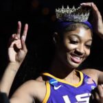 Lisa Leslie Instagram - CONGRATULATIONS TO THE LSU TIGERS🏆 You ladies did it💍💍💍💍💍💍💍💍 And CROWN the Bayou Barbie @angelreese10 ✌🏾👑 #womensupportingwomen Song | @flaujae - BIG 4 📸 @tallswag