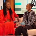 Lisa Leslie Instagram - I had a great time on the First-Ever All Women’s Sports Talk Show @weneedtotalk thank you @lisaleslie @debbieantonelli12 @ajross_tv @summersanders_ for sharing my story. #kiyomi #jordanbrand #jumpman23 #womenshistorymonth #cbssports