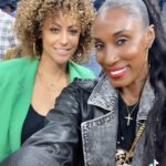 Lisa Leslie Instagram – Work hard play hard! Had a blast with @tallswag  attending my first @nba @warriors game! Thanks @klaythompson and @money23green for having me! I appreciate the love😎😎