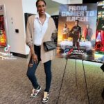 Lisa Leslie Instagram - This might be my favorite movie of the summer! Seriously, @granturismomovie was excellent and it’s based on a true story! We laughed, almost cried and celebrated in the theater! Hold on to your popcorn and your seats! In theaters everywhere August 25th ⭐️⭐️⭐️⭐️⭐️🍿🍿🍿🍿🍿
